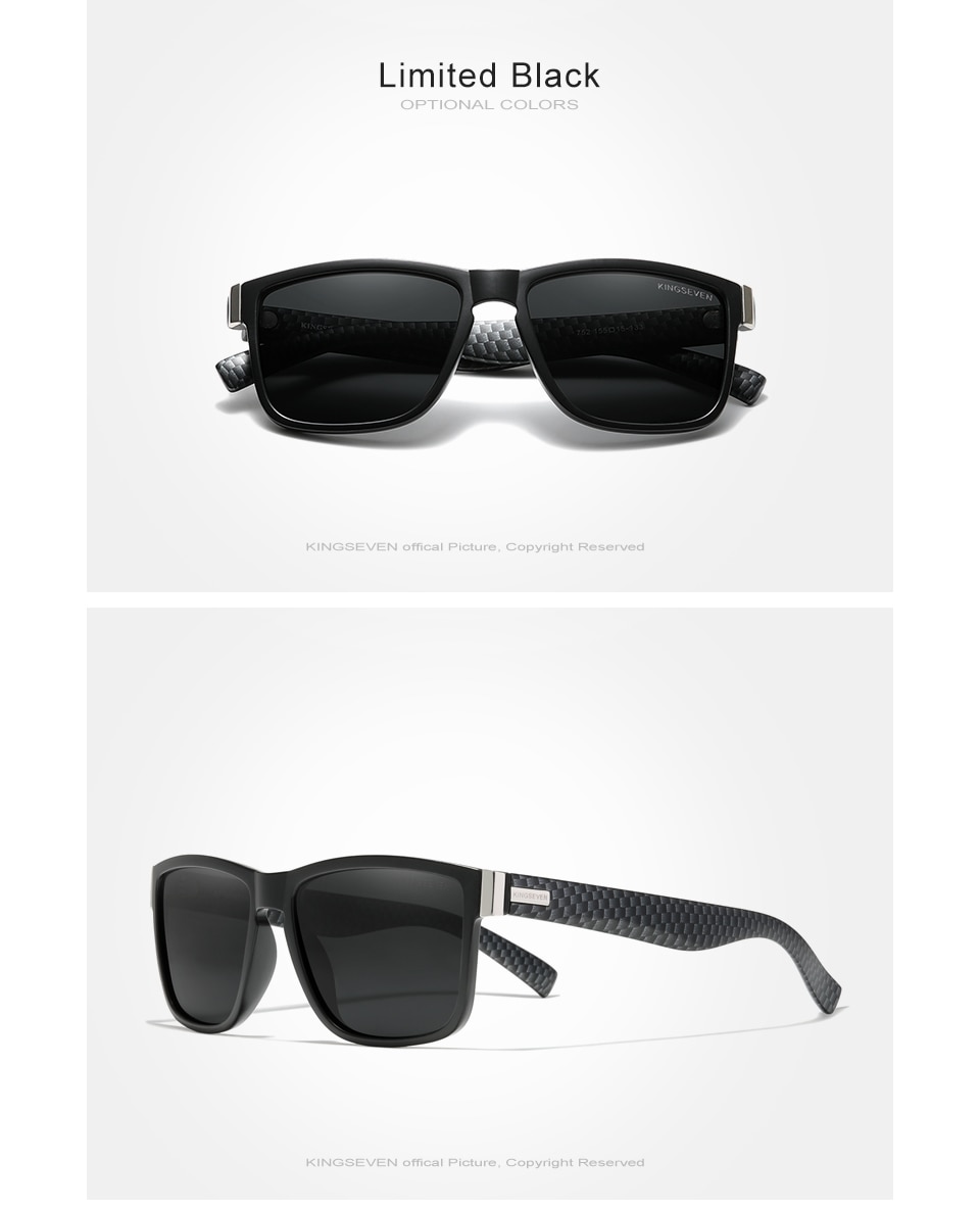 KINGSEVEN Square Retro Polarized Sunglasses