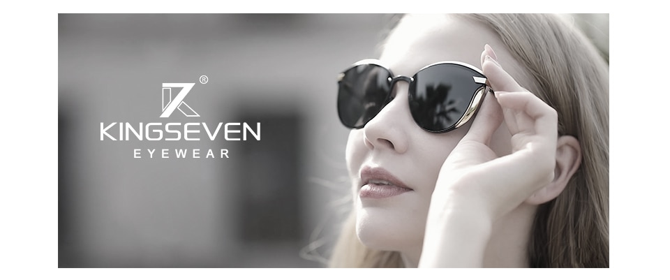 KINGSEVEN Cat Eye Sunglasses Women Polarized Fashion Ladies Sun Glasses Female Vintage Shades Oculos de sol Feminino UV400