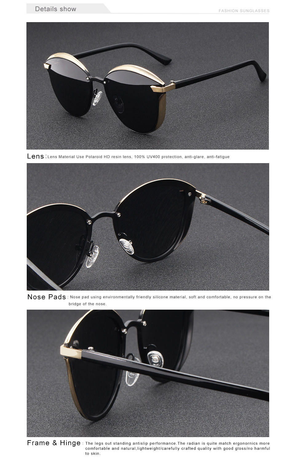 KINGSEVEN Cat Eye Sunglasses Women Polarized Fashion Ladies Sun Glasses Female Vintage Shades Oculos de sol Feminino UV400