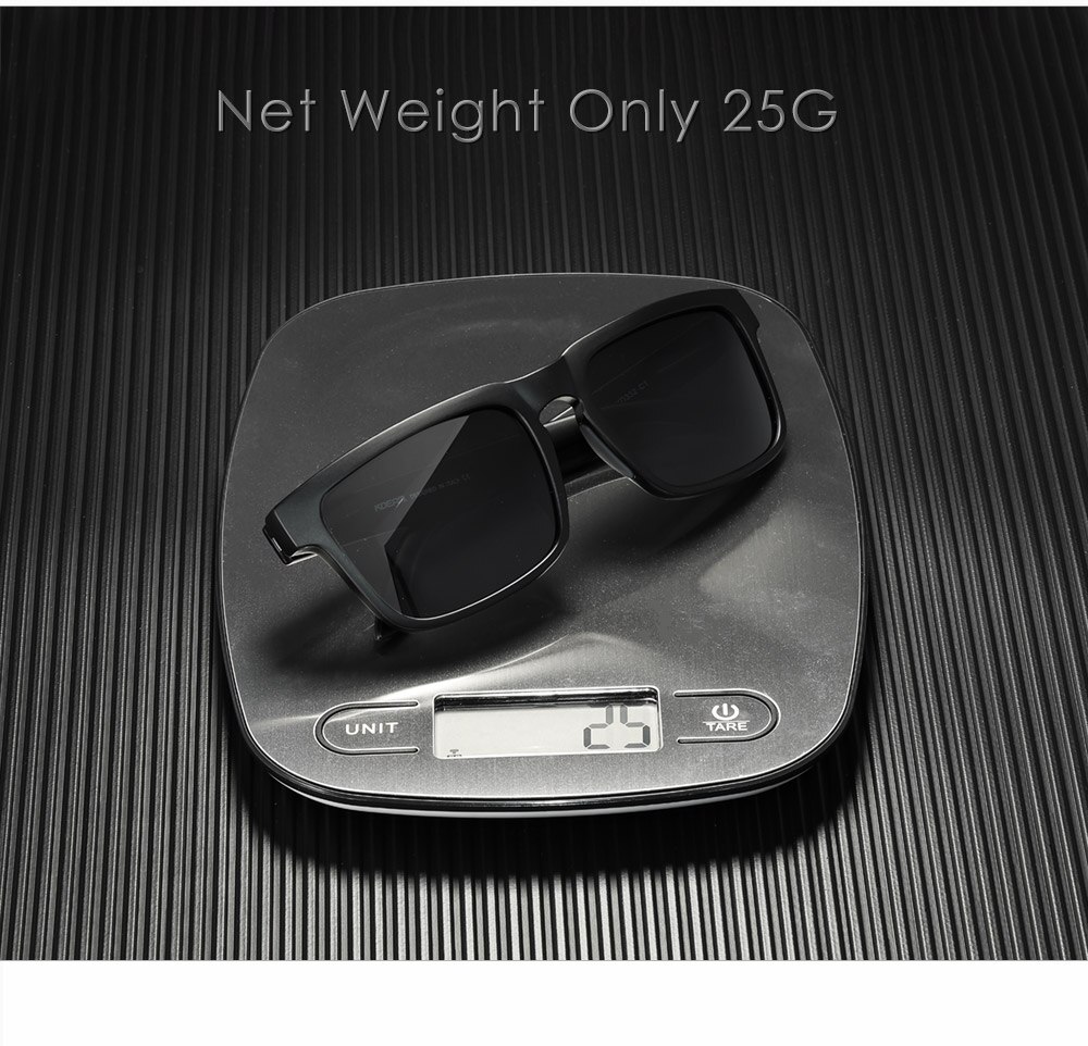 KDEAM Brand New 3D Logo Square Polarized Sunglasses Vacationing Driving Sun Glasses Real Coating Lense KD332